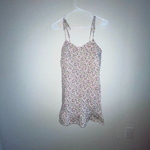 Forever21 flower tie strap dress